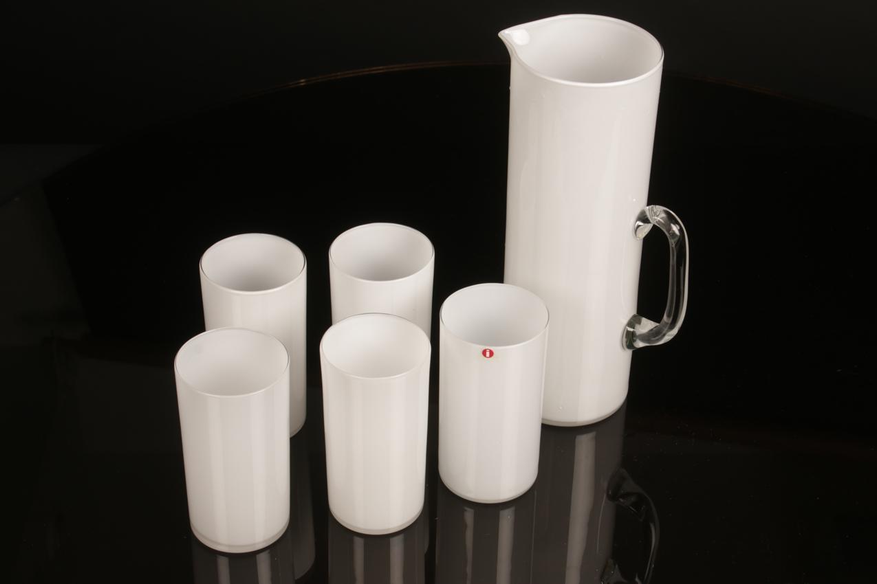 Iittala Timo Sarpaneva kaadin ja kuusi lasia