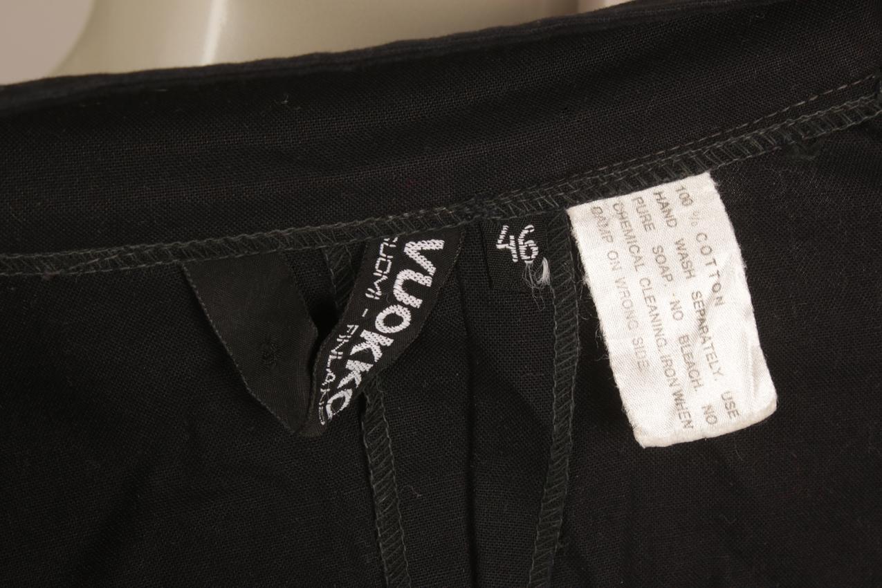 Vintage Vuokko tummansininen A-linjainen maksimekko M - Image 10