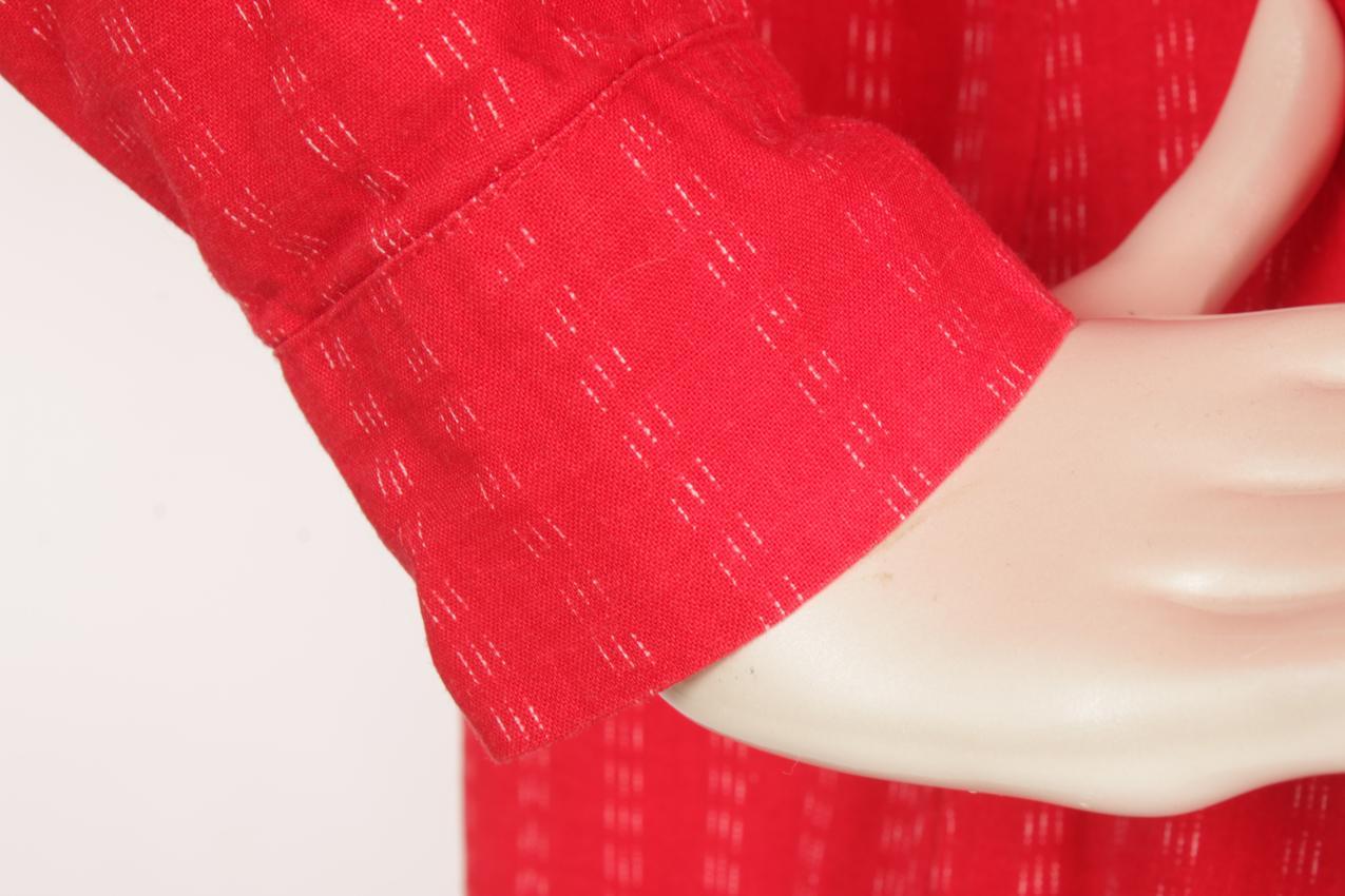 Vintage Marimekko punainen paitamekko L - Image 6