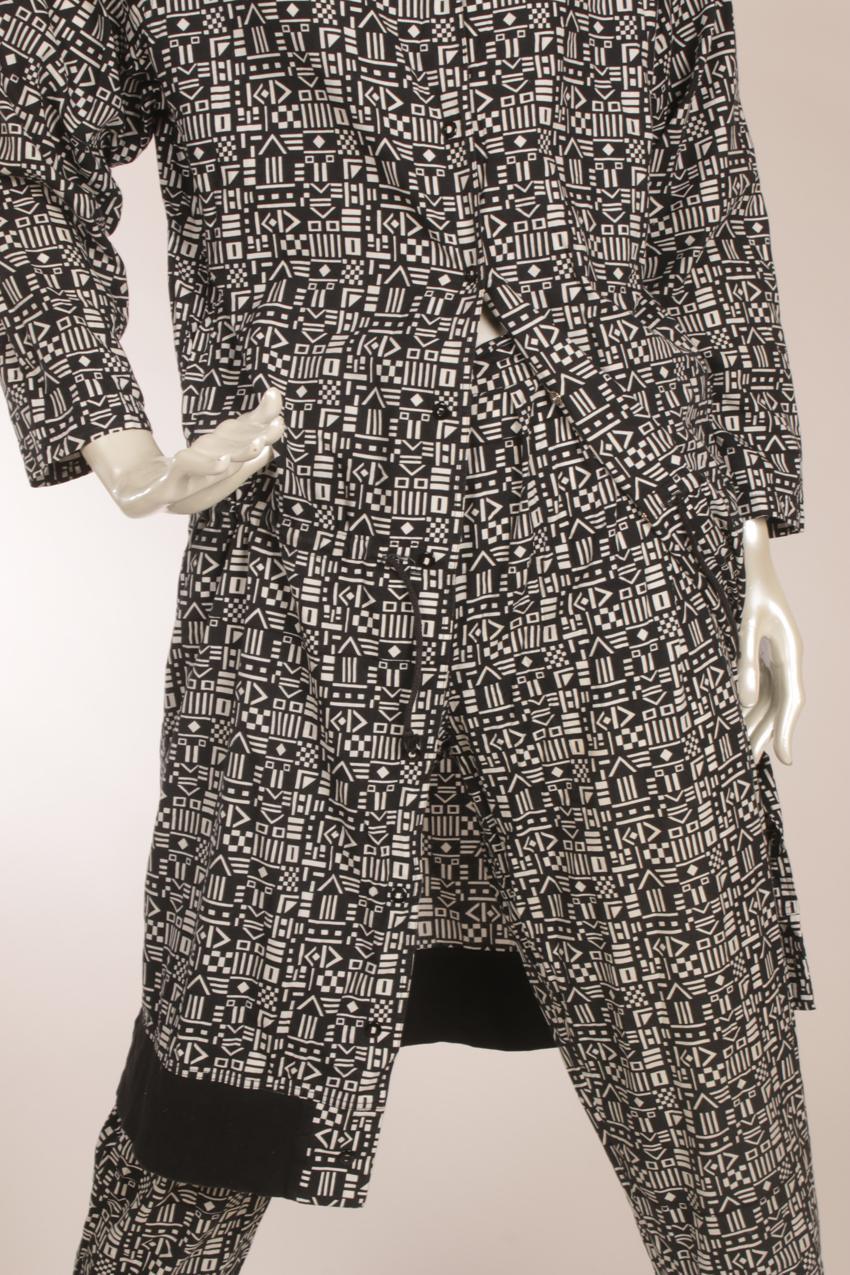 Vintage 80´s Marimekko trousers suit M - Image 3