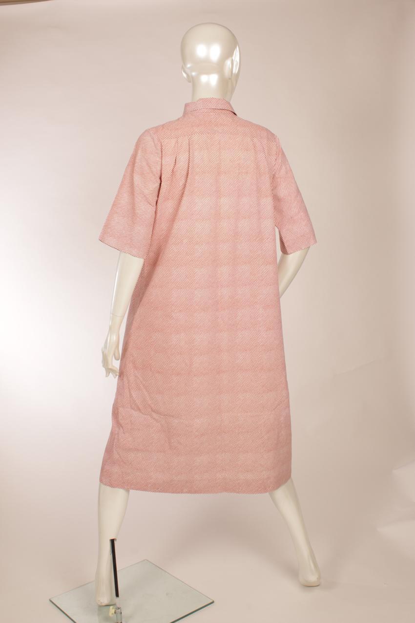 Vintage Marimekko punavalkoraidallinen paitamekko M - Image 8