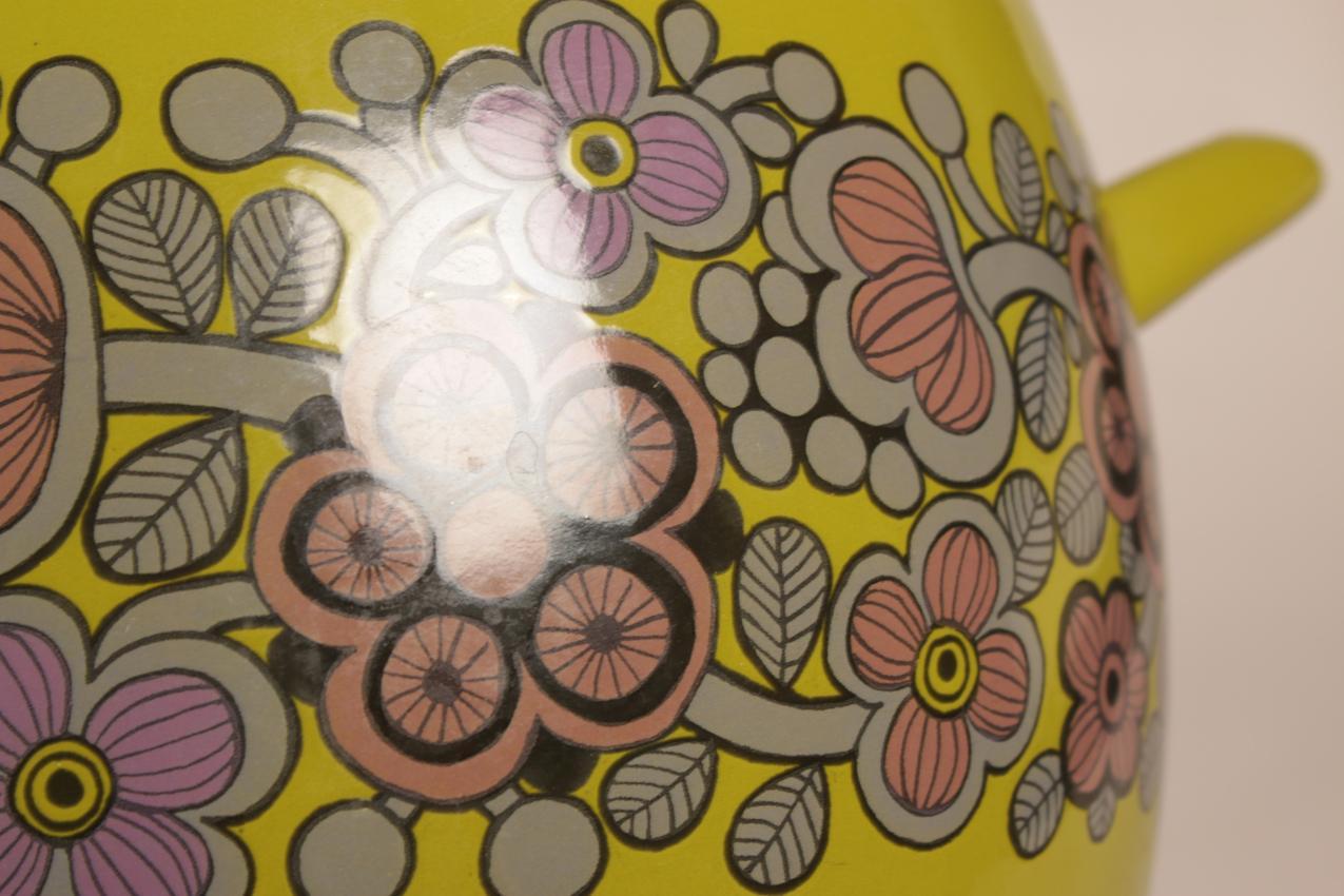 Arabia Finel vihreä Maaret emalikattila Primavera Raija Uosikkinen - Image 8