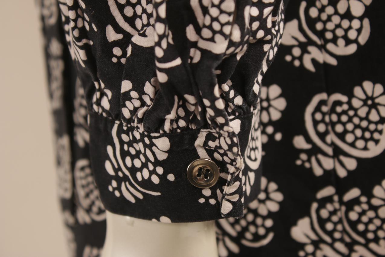 Vintage Marimekko Annikki Rimala mustavalkoinen "Massi" mekko - Image 7