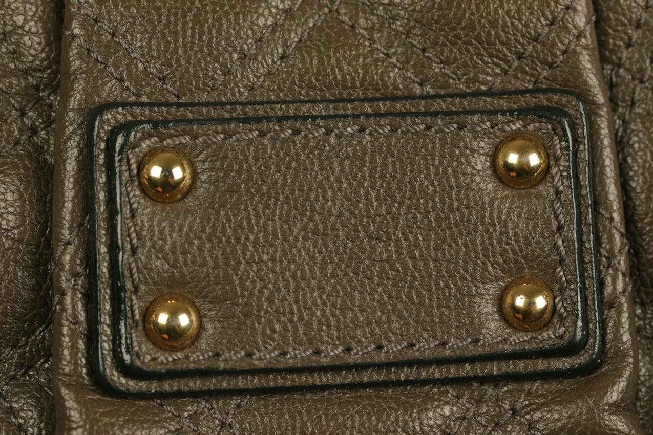 Marc Jacobs Alyona sammaleen vihreä nahkalaukku - Image 13