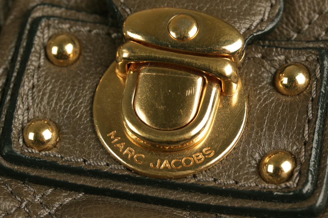 Marc Jacobs Alyona sammaleen vihreä nahkalaukku - Image 18