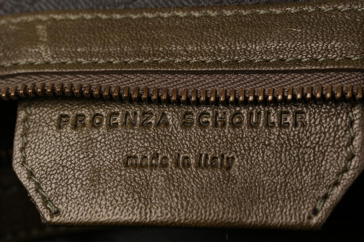 Proenza Schouler vihreä nahkainen Ps1 tote olkalaukku - Image 15