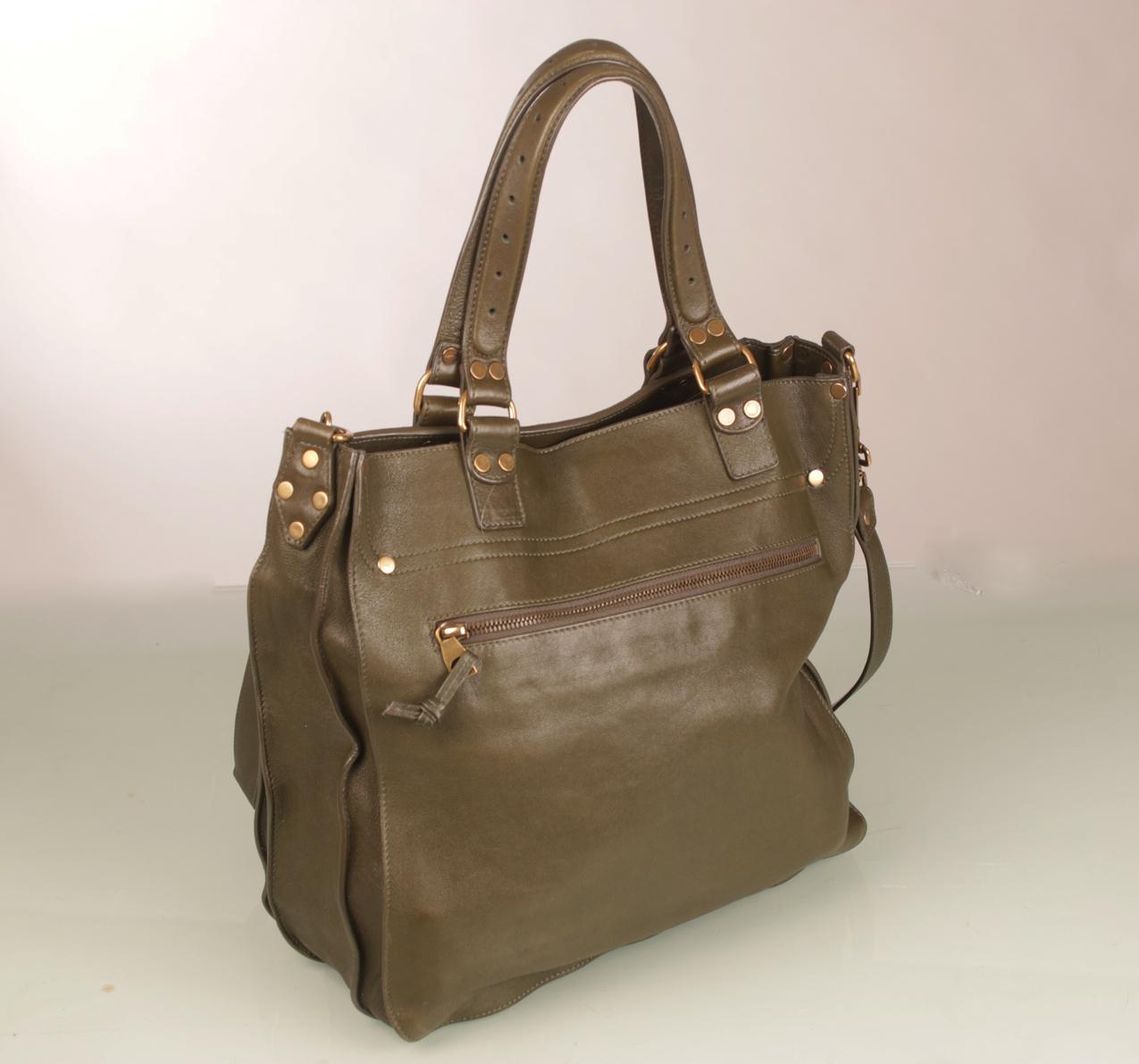 Proenza Schouler vihreä nahkainen Ps1 tote olkalaukku - Image 4