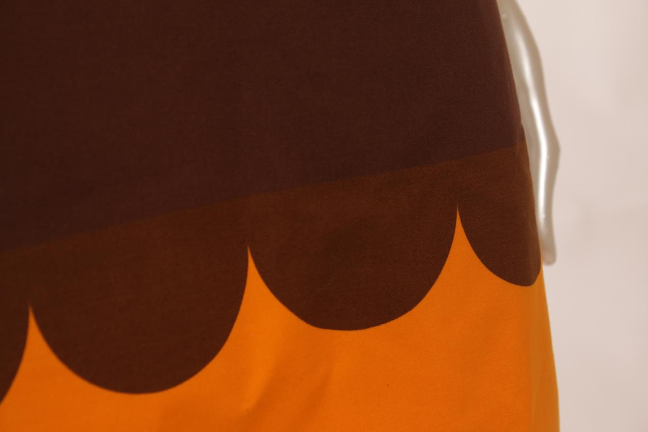 Marimekko ruskea-oranssi "Raila" mekko 44 - Image 5