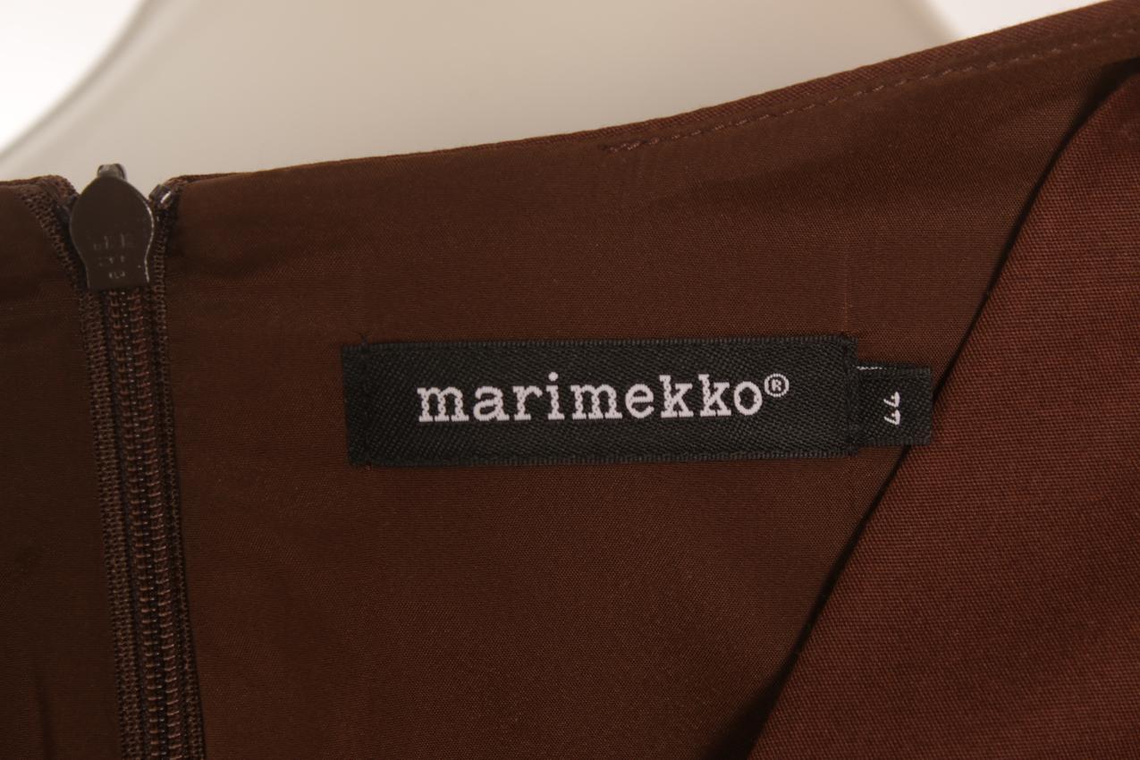 Marimekko ruskea-oranssi "Raila" mekko 44 - Image 9