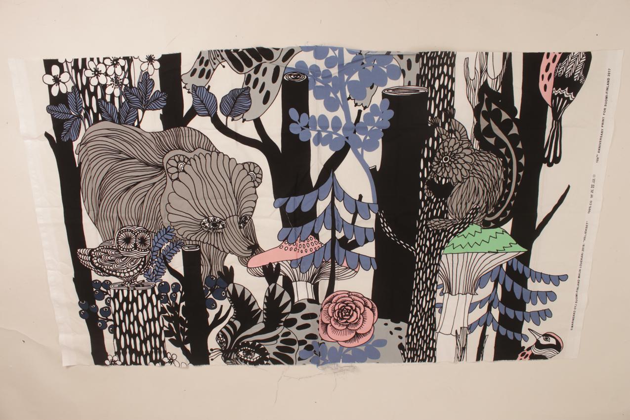 Marimekko Maija Louekari kangaspala “Veljekset”