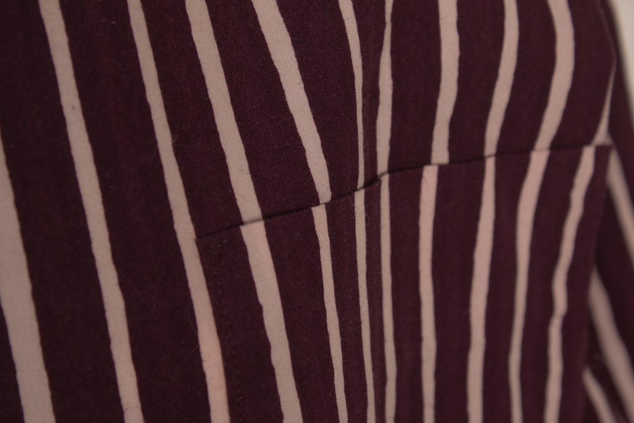 Marimekko burgundy Jokapoika shirt XL - Image 5