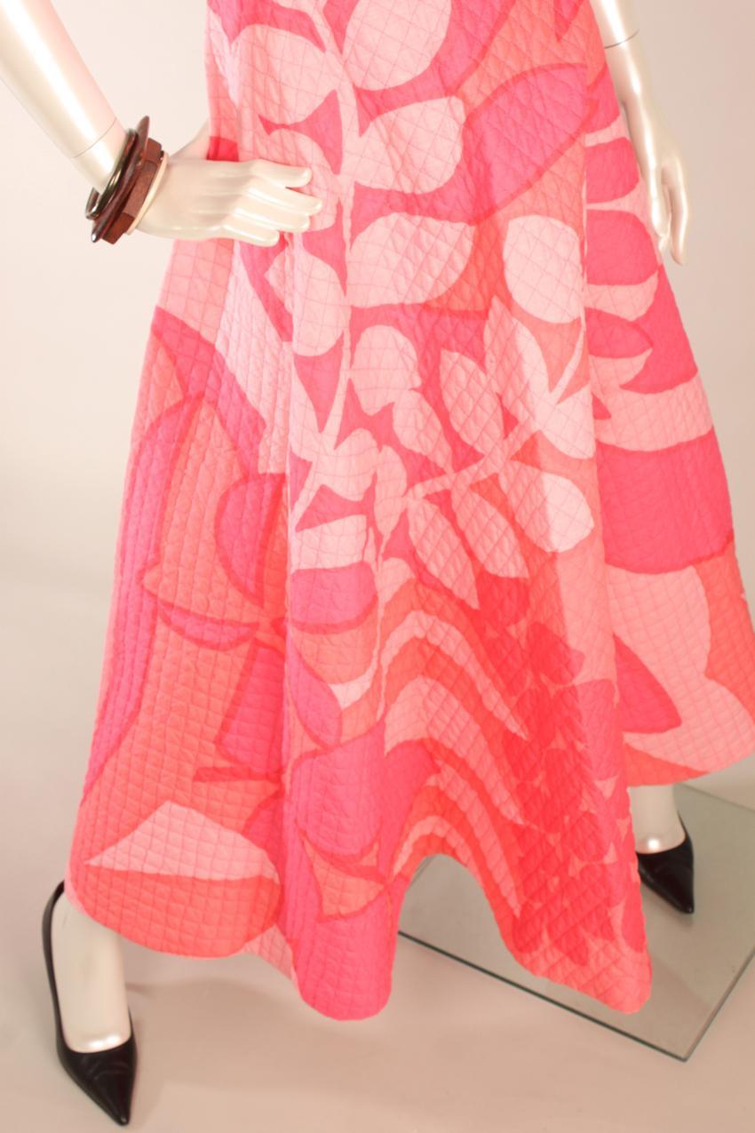 Vintage Marimekko Liisa Suvanto vaaleanpunainen “Marenki” iltapuku L - Image 3