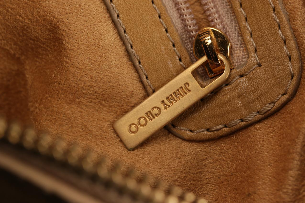 Jimmy Choo kermanvaalea clutch nahkalaukku - Image 11