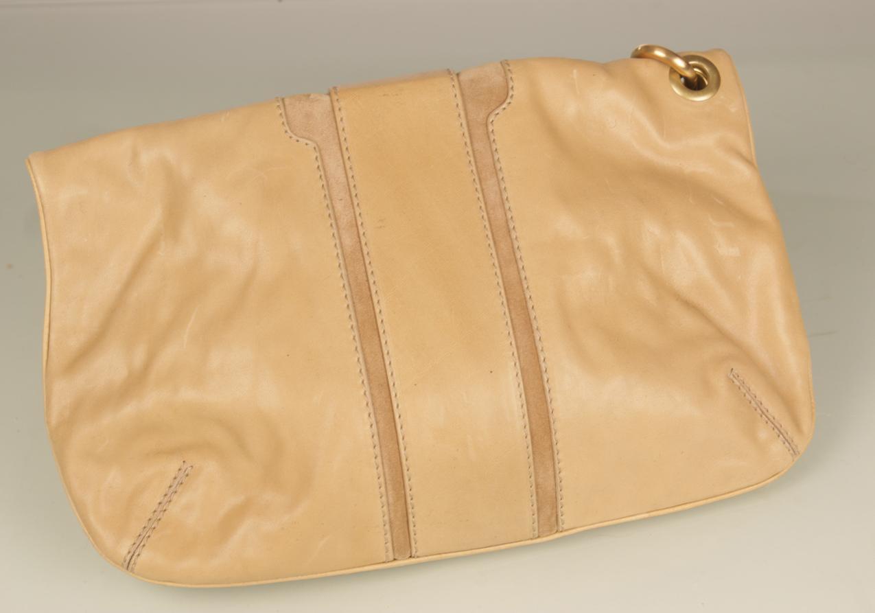 Jimmy Choo kermanvaalea clutch nahkalaukku - Image 3