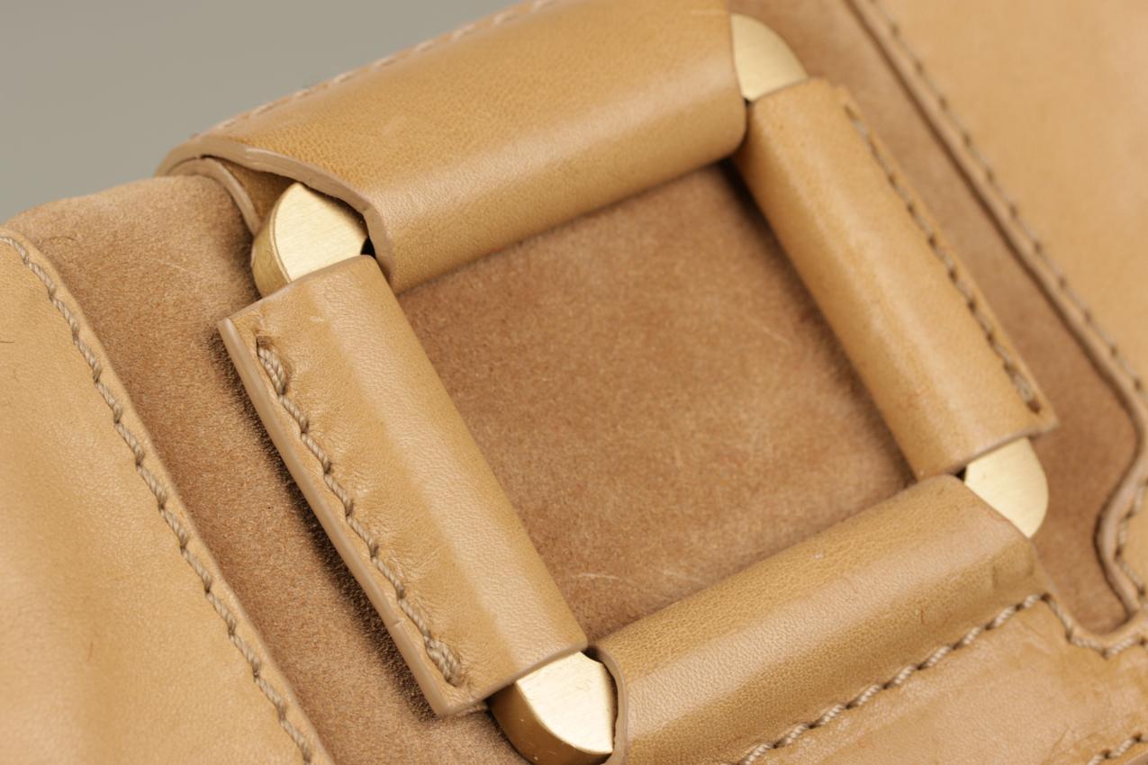 Jimmy Choo kermanvaalea clutch nahkalaukku - Image 6
