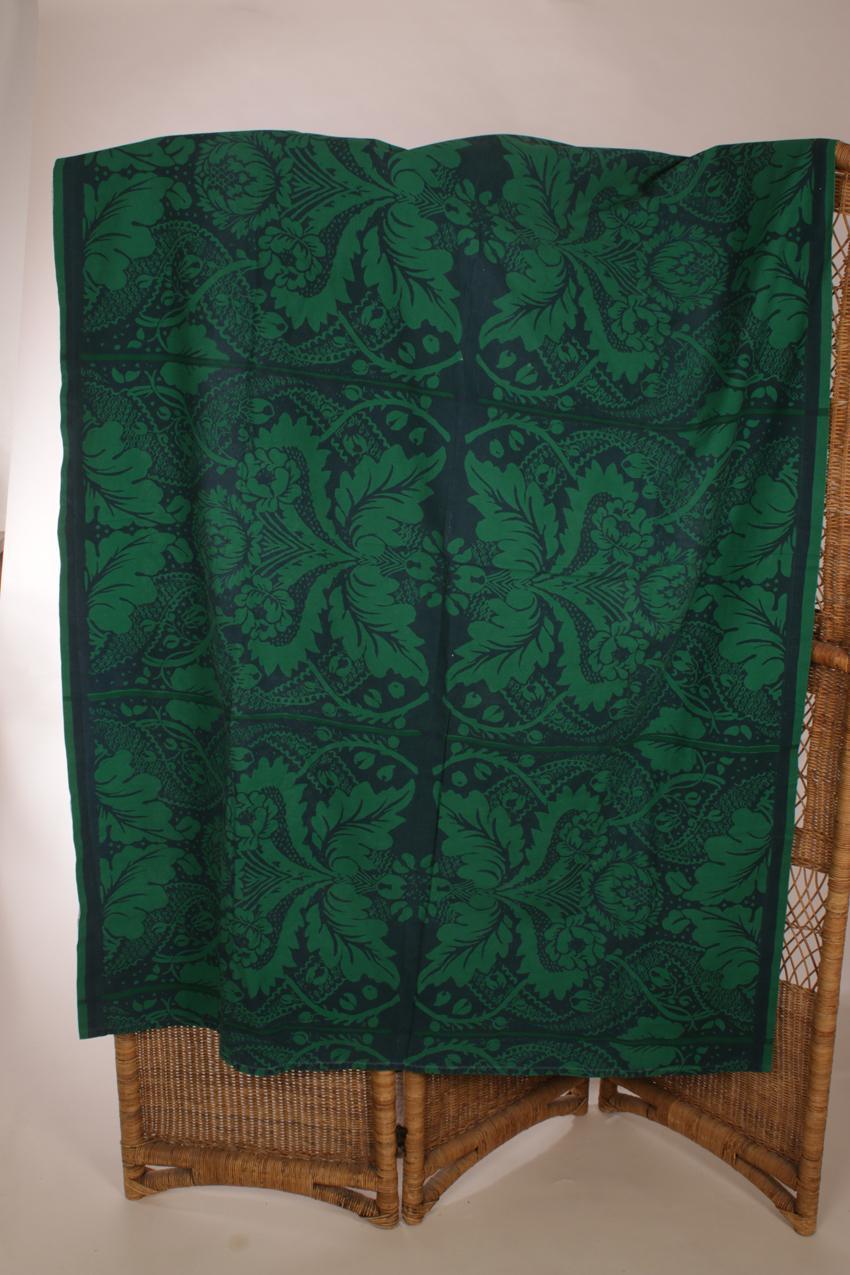Vintage Marimekko Maija Isola vihreä “Fandango” kangas