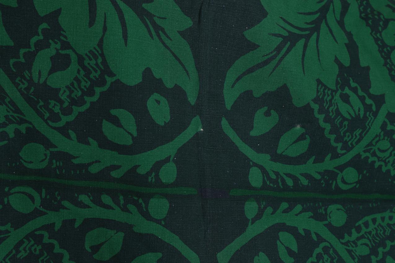 Vintage Marimekko Maija Isola vihreä “Fandango” kangas - Image 5