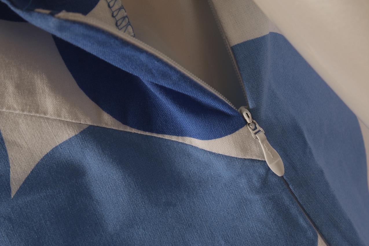 Vintage Marimekko sininen “Unikko” maksimekko M - Image 4