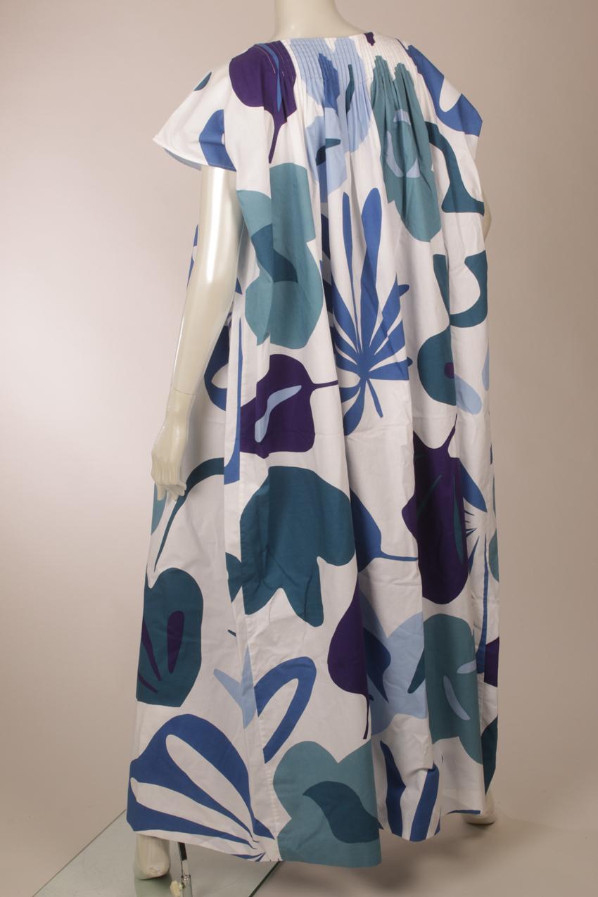 Vintage Marimekko Pentti Rinta “Koreilu” sinivalkoinen mekko M - Image 5