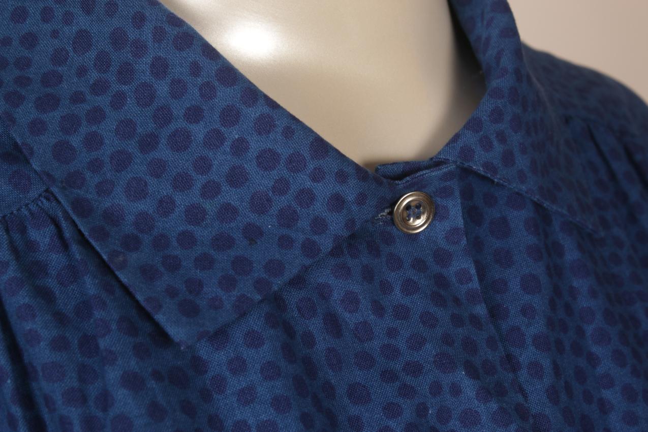 Vintage Marimekko Vuokko Nurmesniemi sininen “Pirput Parput” paitamekko M - Image 3