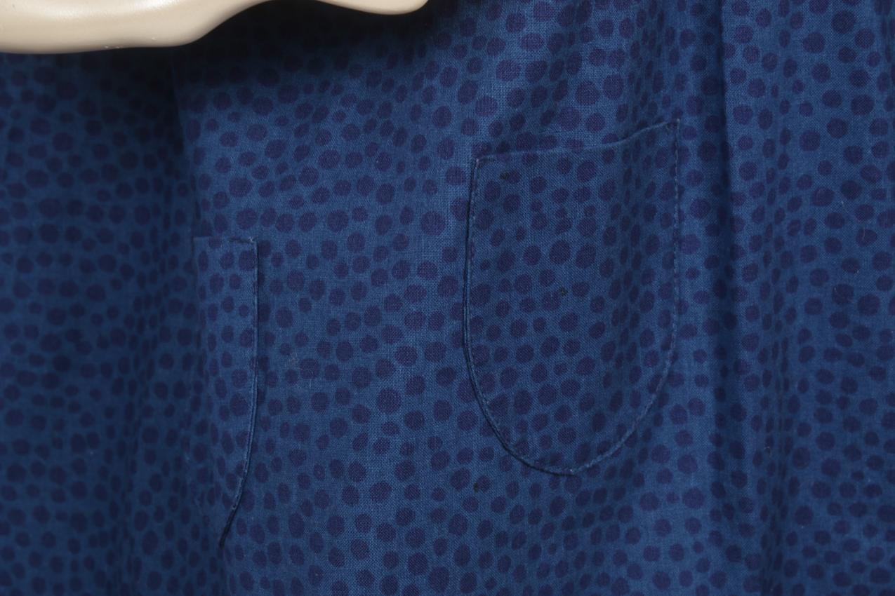 Vintage Marimekko Vuokko Nurmesniemi sininen “Pirput Parput” paitamekko M - Image 6