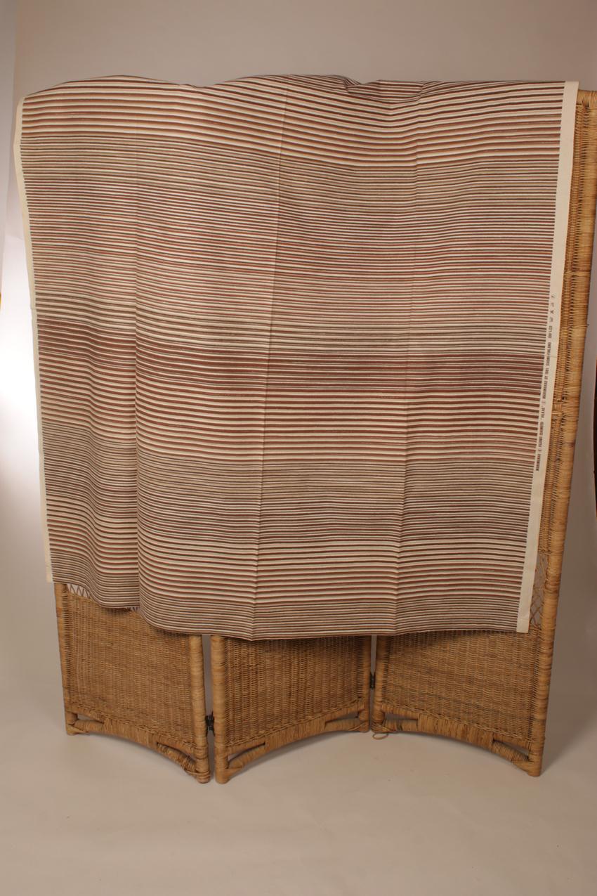 Marimekko Fujiwo Ishimoto ruskea raitakangas “Vilkas” - Image 3
