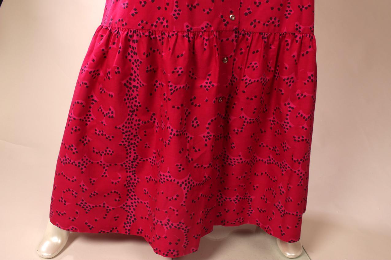 Vintage Marimekko Annikki Rimala “Rakkauskirje” “Tarha” maksimekko M - Image 6