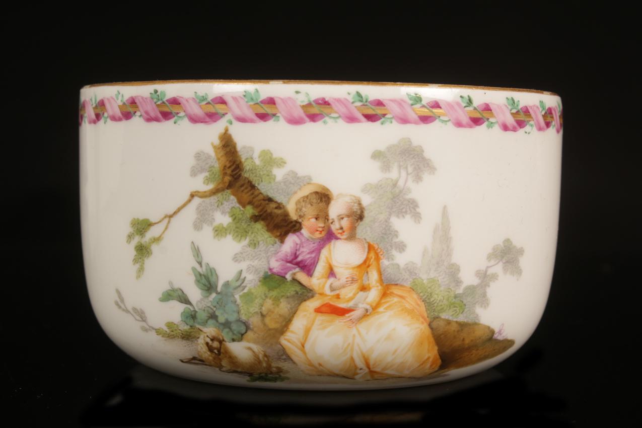 1700-luku Meissen punkt posliinimalja - Image 11