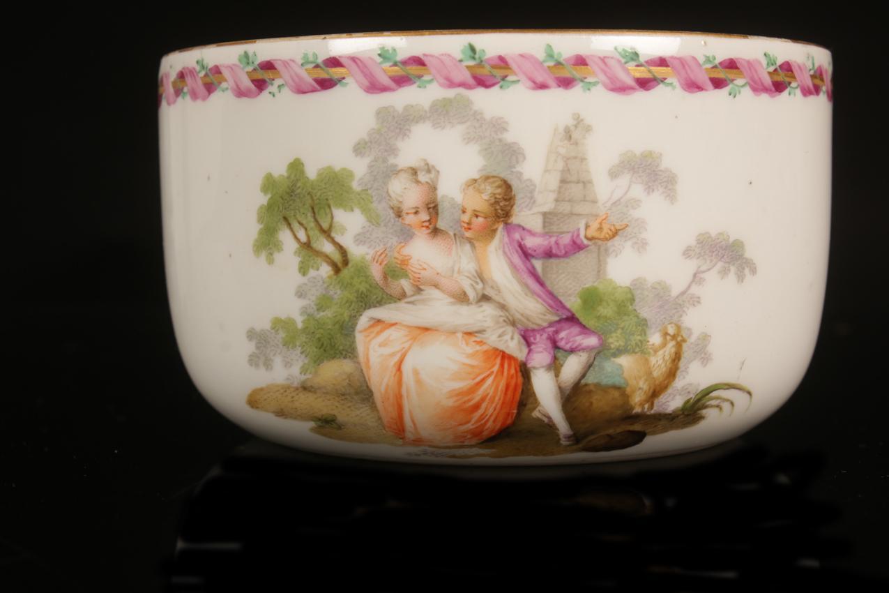 1700-luku Meissen punkt posliinimalja - Image 3