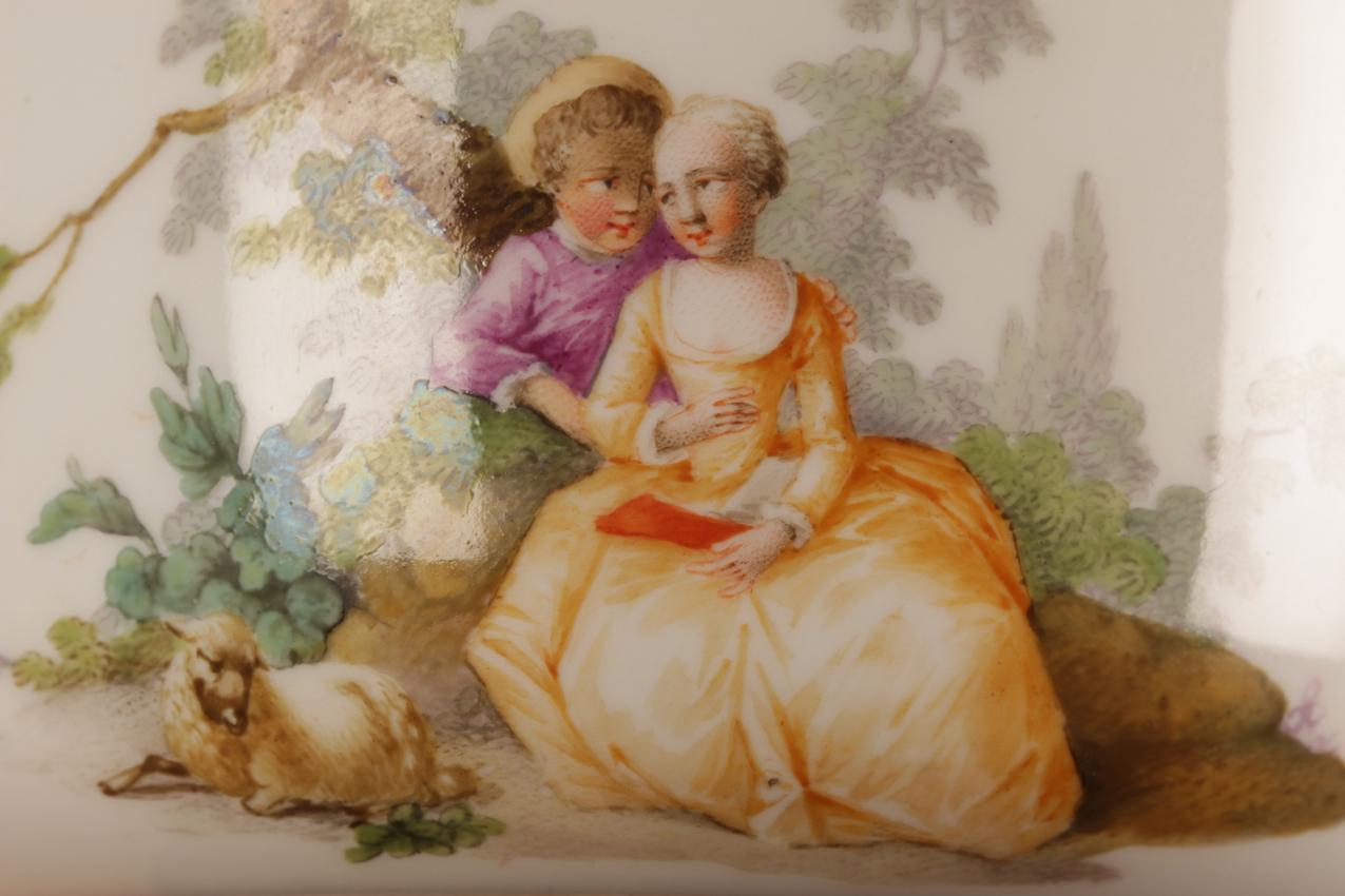 1700-luku Meissen punkt posliinimalja - Image 8