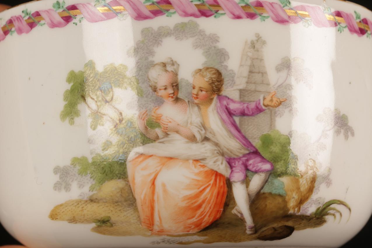 1700-luku Meissen punkt posliinimalja - Image 9