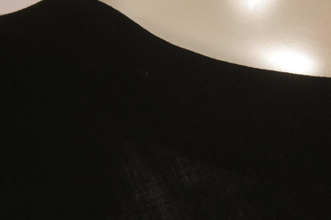 Vintage Marimekko musta villakangasmekko L XL - Image 3