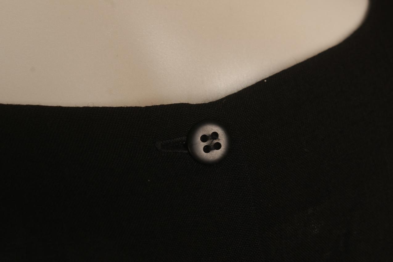 Vintage Marimekko musta villakangasmekko L XL - Image 6