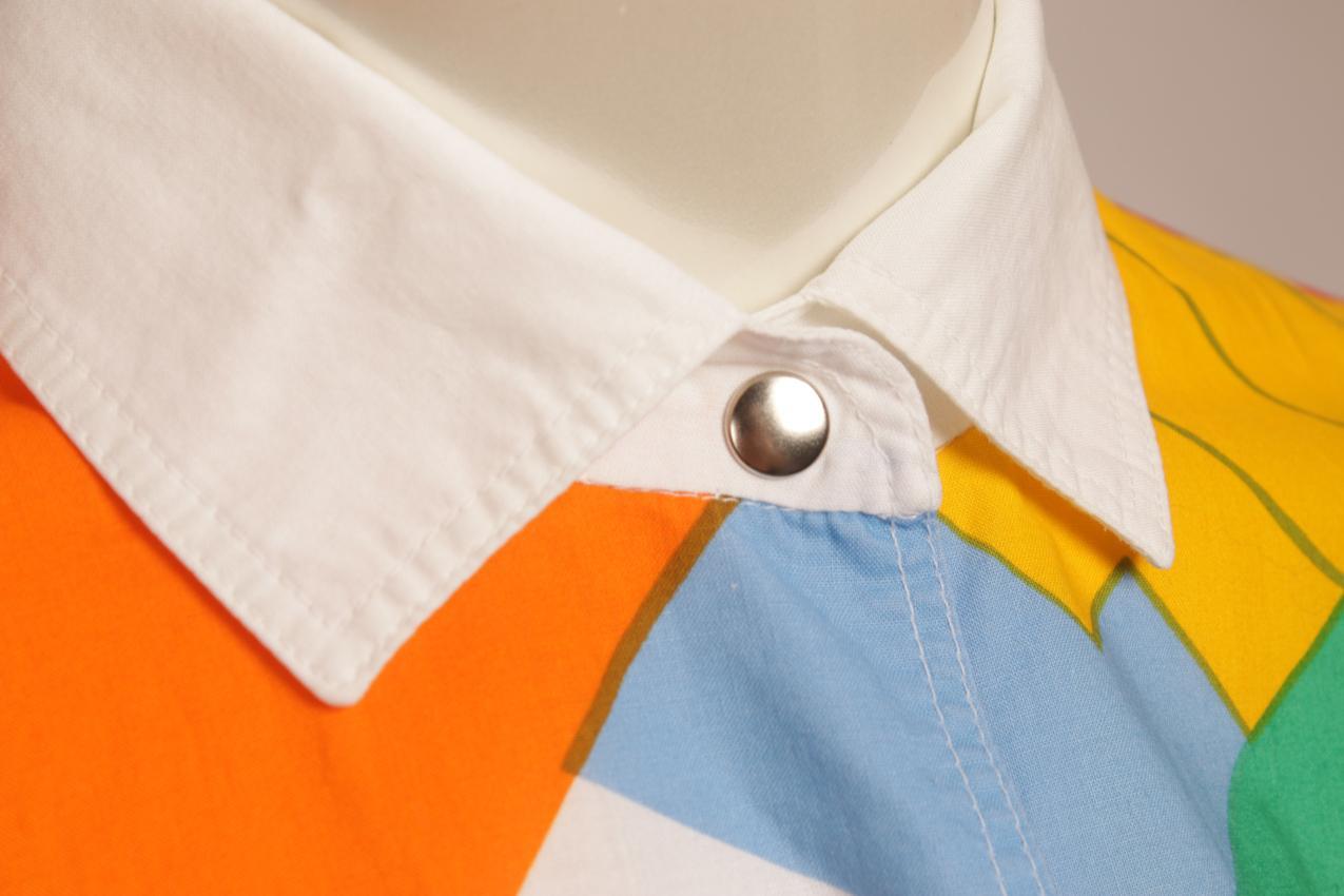 Vintage Marimekko Pentti Rinta “Forte” paitamekko S - Image 7