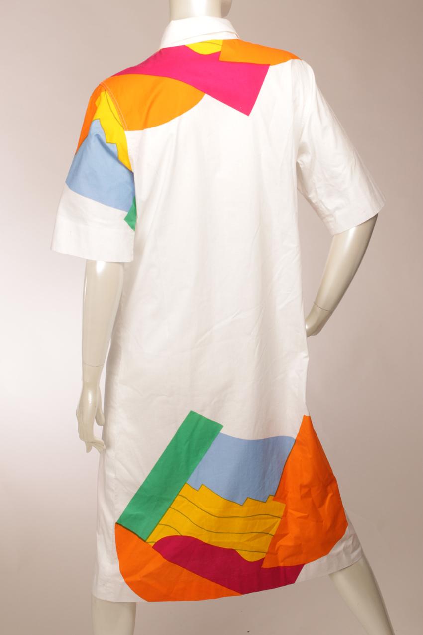 Vintage Marimekko Pentti Rinta “Forte” paitamekko S - Image 2