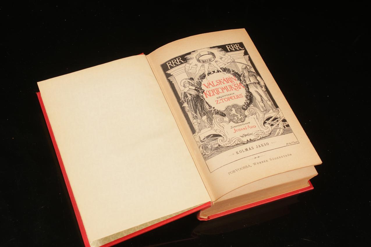 Antiikkinen Werner Söderström Z. Topelius 3-osainen ”Välskärin kertomuksia” kuvitettu kirjasarja 1896 ja 1897 - Image 6