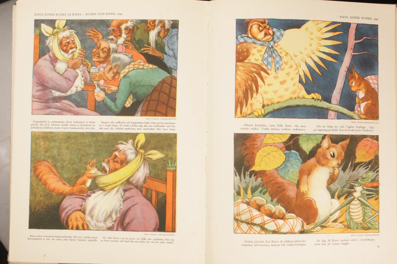 Wsoy Hertta Tirranen ja Raul Roine ”Sadunkuvittaja Rudolf Koivu Sagotecknaren” kuvitettu kirja 1948, 2. painos - Image 7