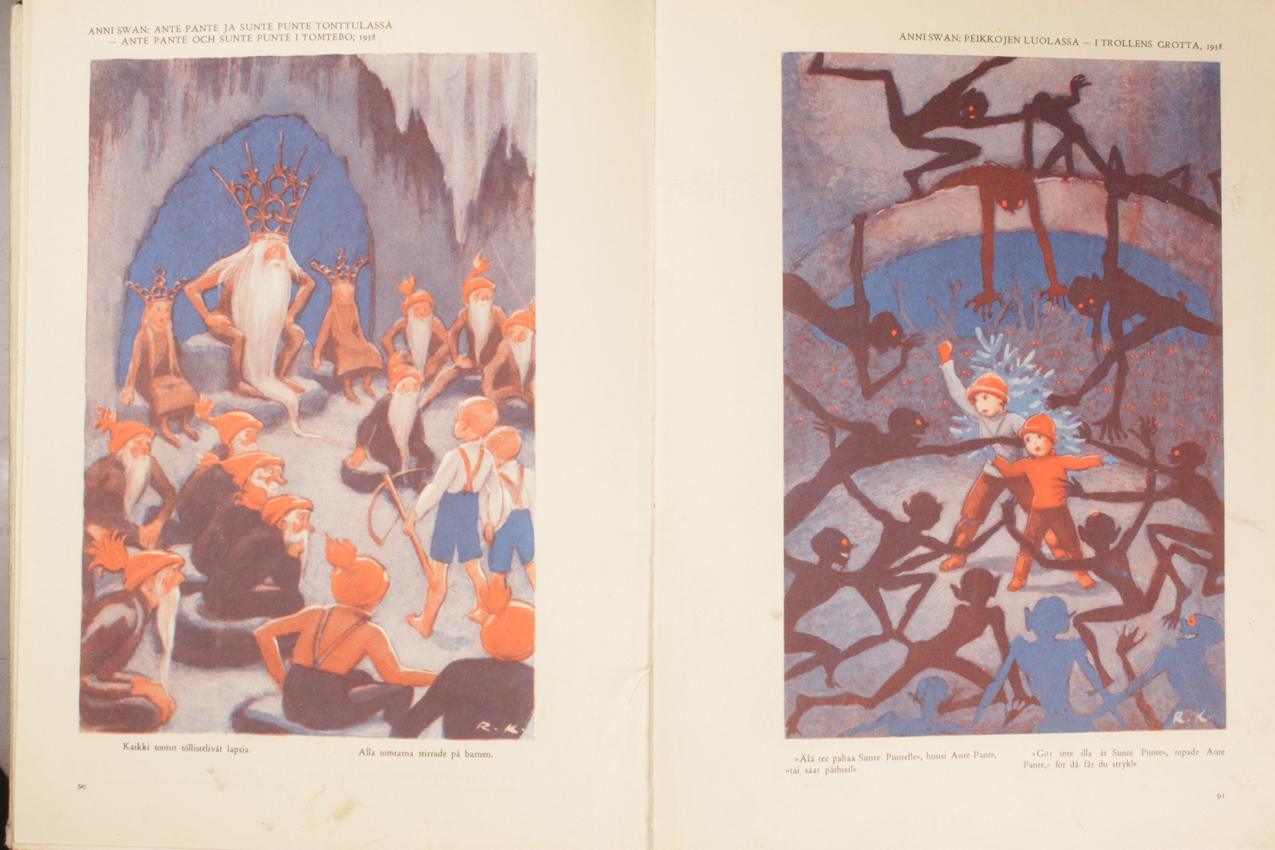 Wsoy Hertta Tirranen ja Raul Roine ”Sadunkuvittaja Rudolf Koivu Sagotecknaren” kuvitettu kirja 1948, 2. painos - Image 8