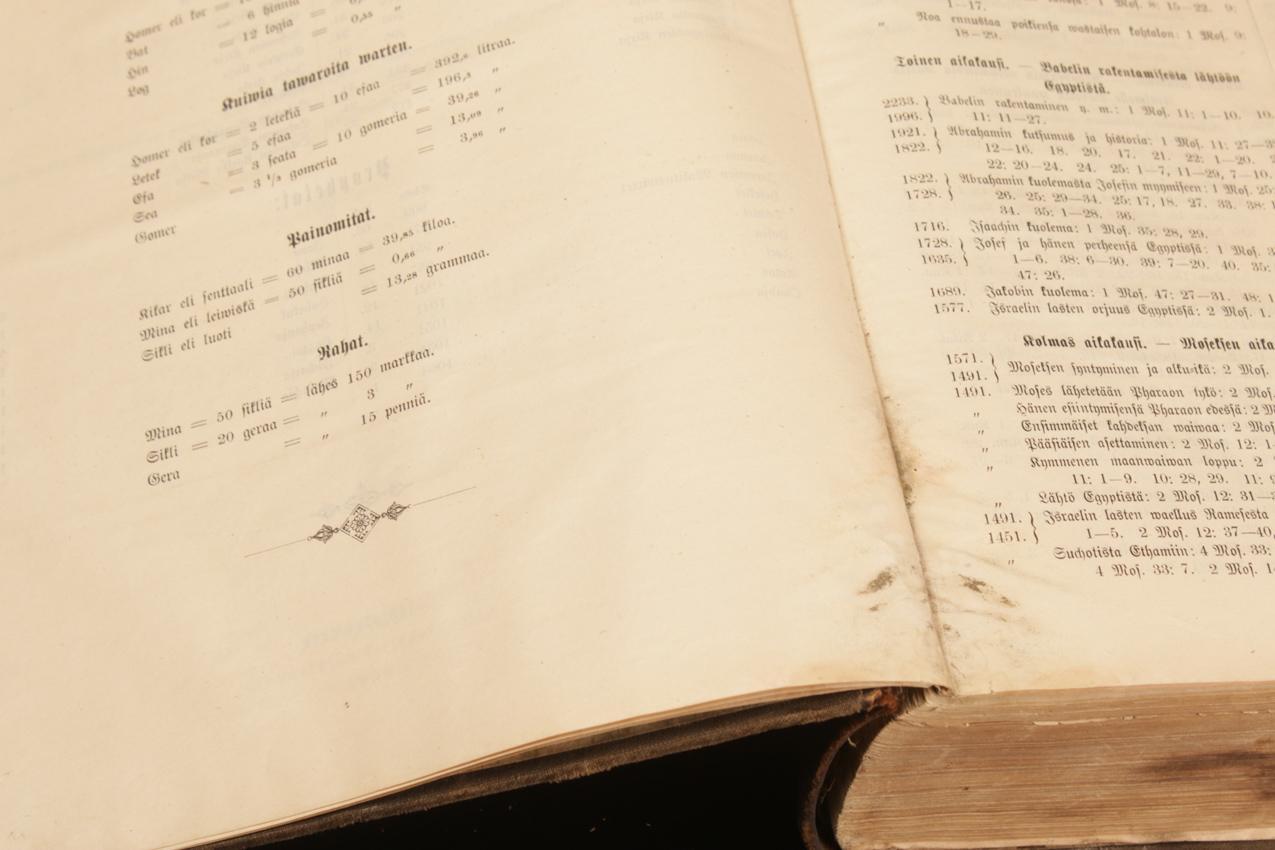Antiikkinen ”Kodin kuvaraamattu” Biblia Gummerus Jyväskylä 1893 - Image 6