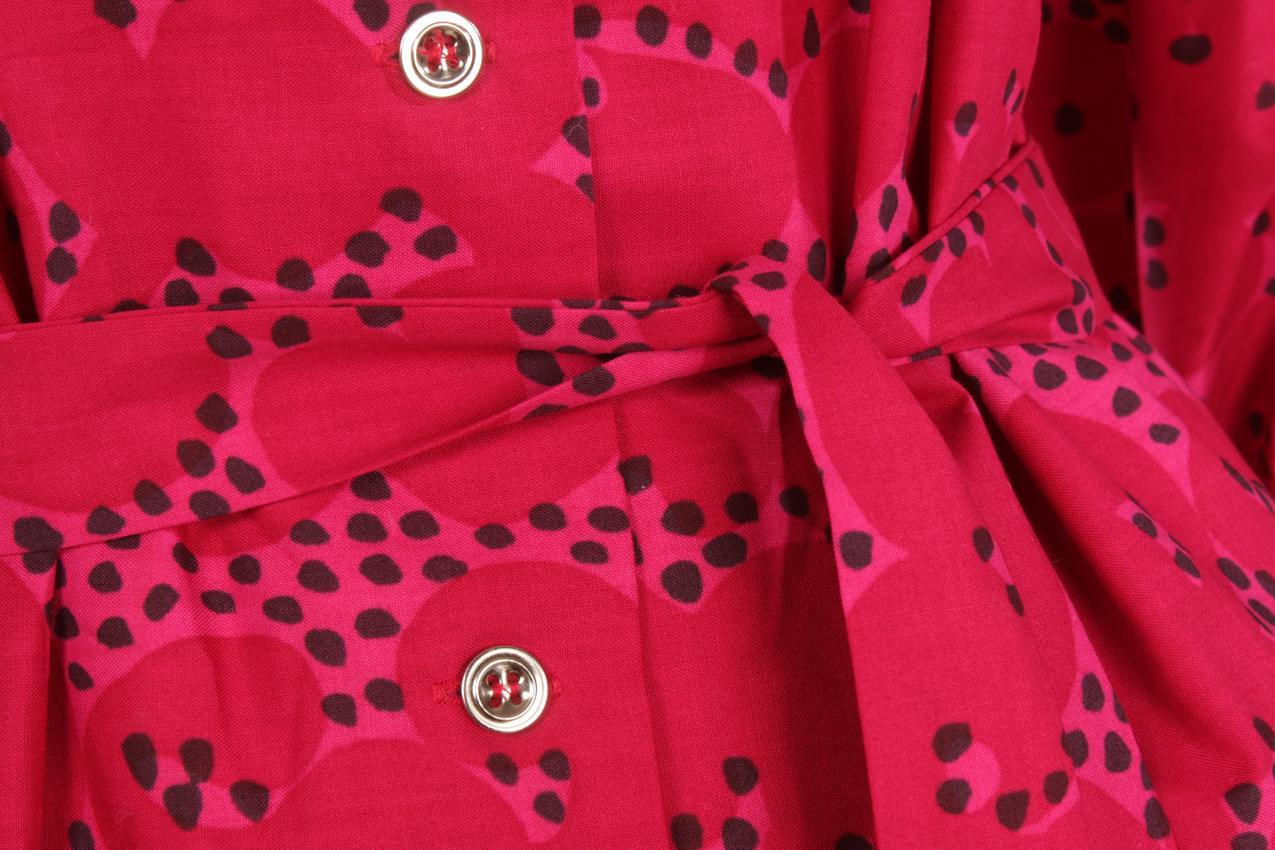 Vintage Marimekko Annikki Rimala “Rakkauskirje” “Tarha” maksimekko M L - Image 5