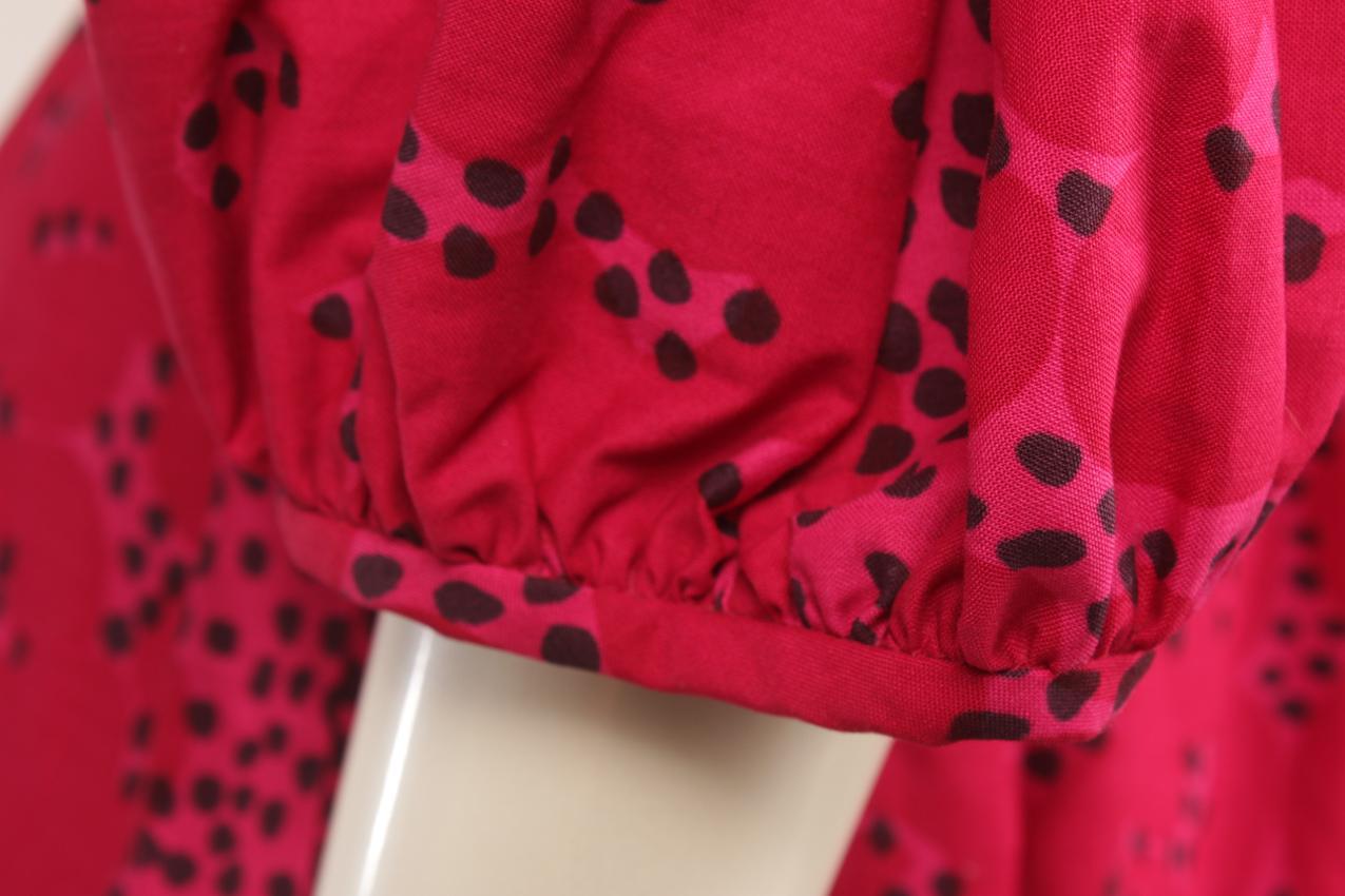 Vintage Marimekko Annikki Rimala “Rakkauskirje” “Tarha” maksimekko M L - Image 6