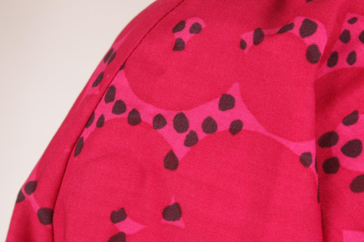 Vintage Marimekko Annikki Rimala “Rakkauskirje” “Tarha” maksimekko M L - Image 9
