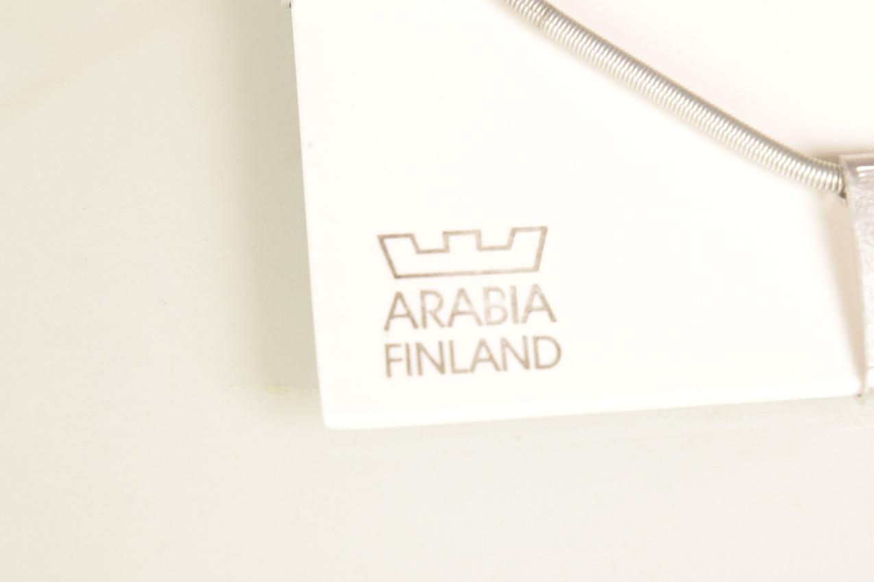 Vintage Arabia Heljä Liukko-Sundström pieni seinälautanen “Lintujen talo” - Image 5