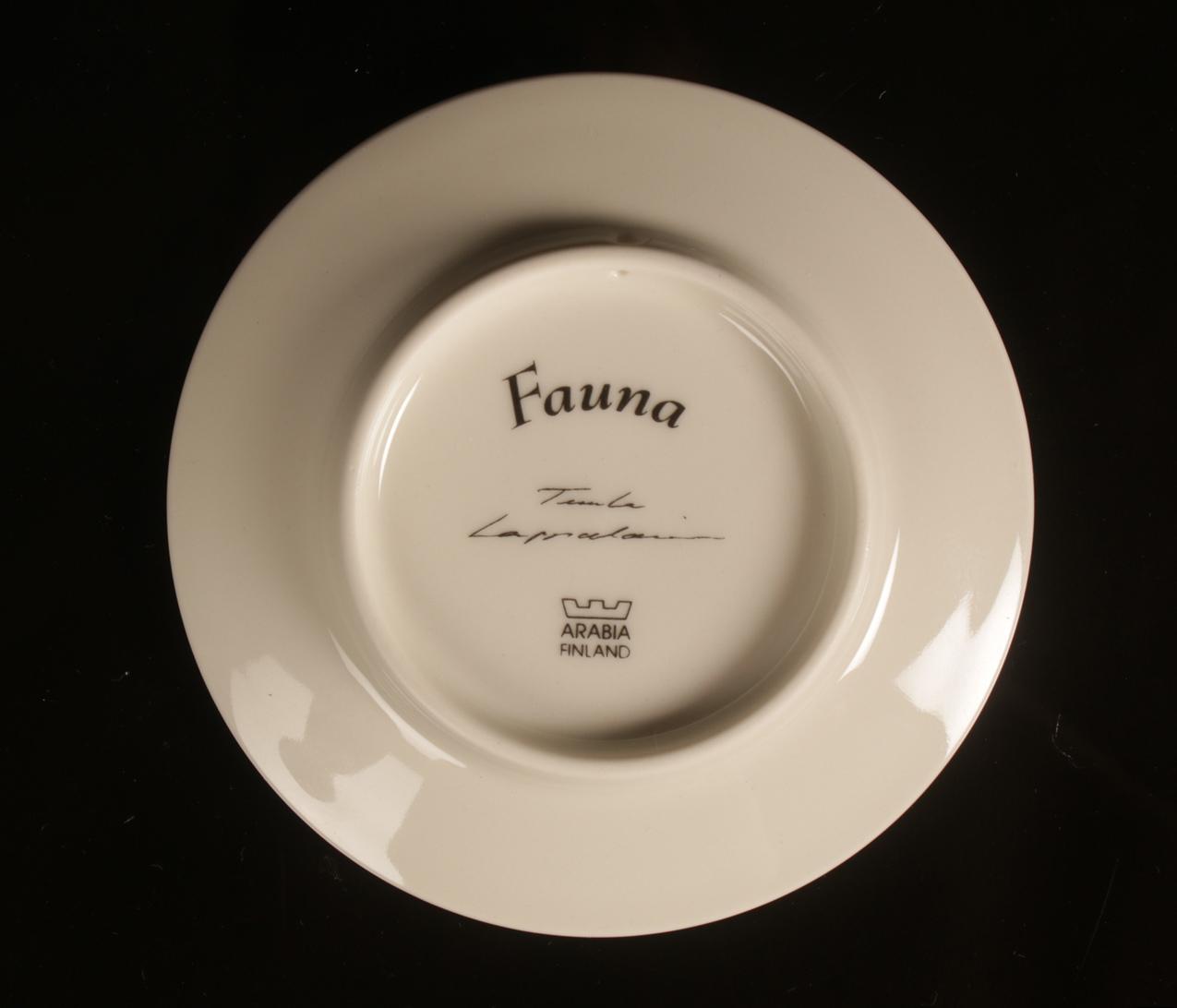 Vintage Arabia Tuula Lappalainen pieni “Fauna” seinälautanen “Peura” - Image 3