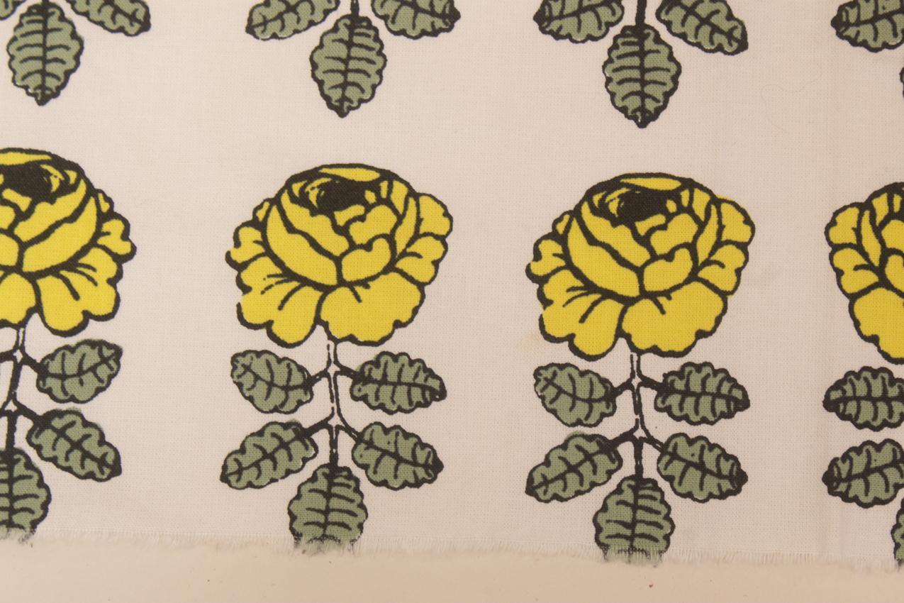 Marimekko “Maalaisruusu” kangaspala Maija Isola - Image 3
