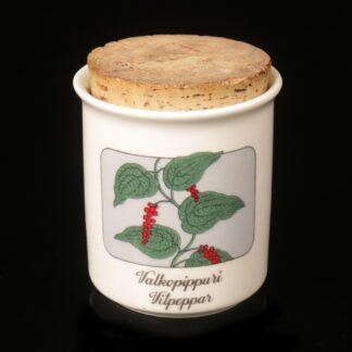 Arabia maustepurkki Veikko Roininen “Valkopippuri”