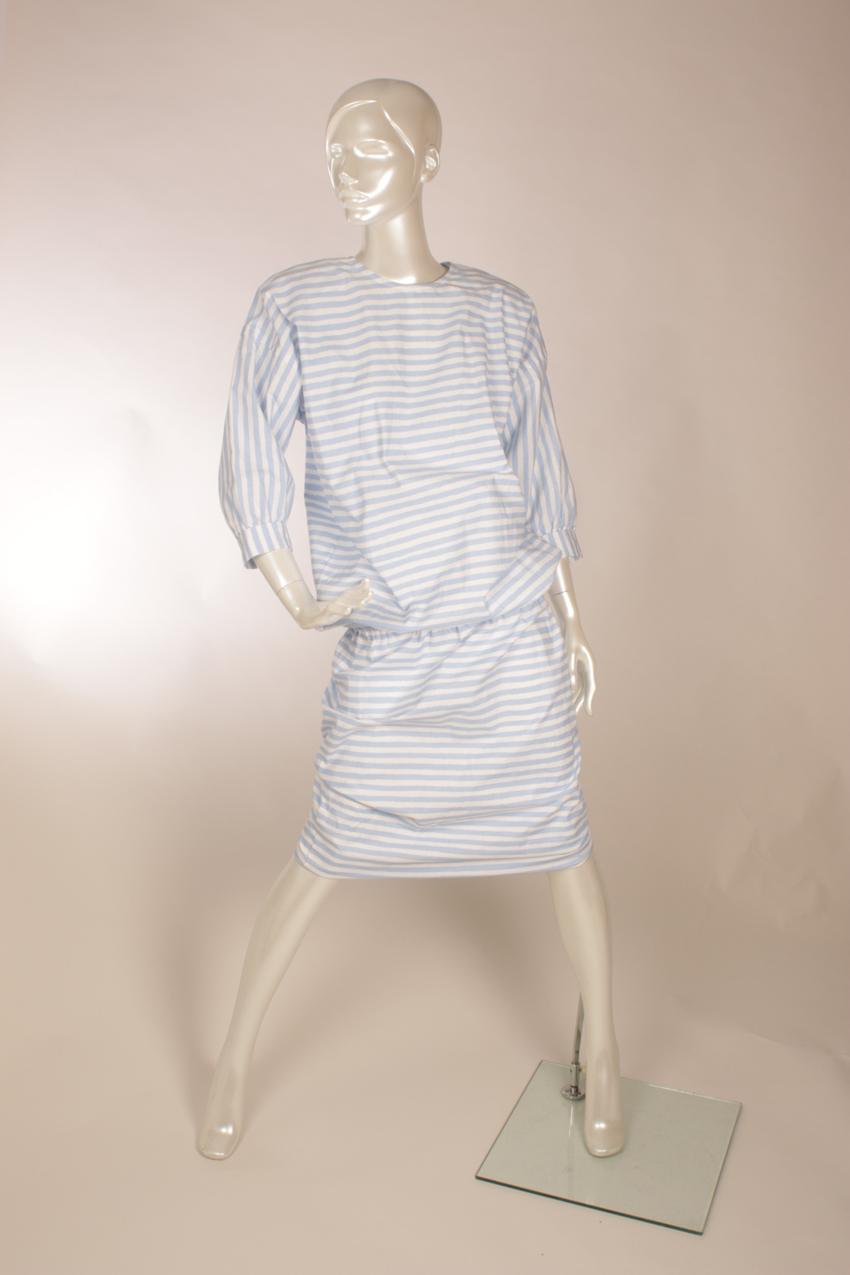 Vintage Vuokko raidallinen mekko XS S