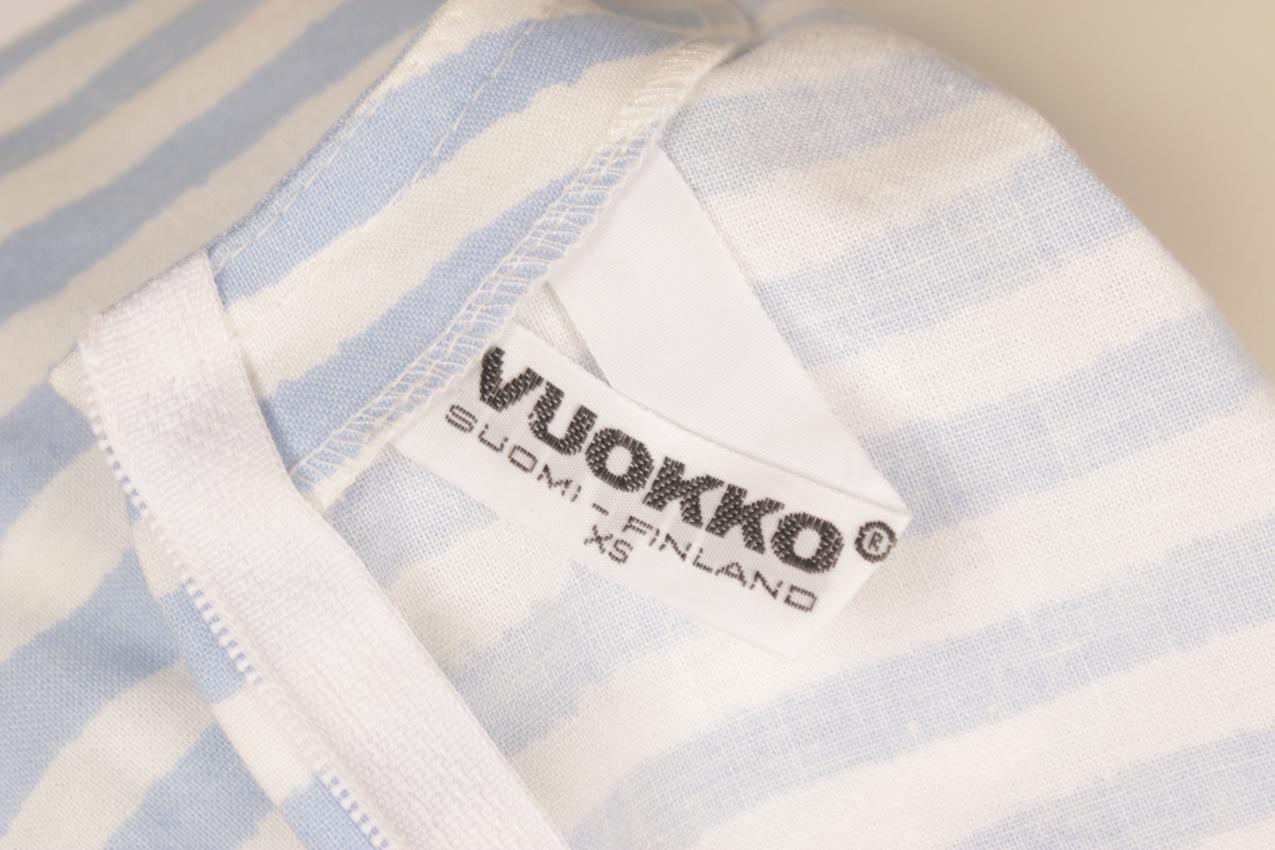 Vintage Vuokko raidallinen mekko XS S - Image 10