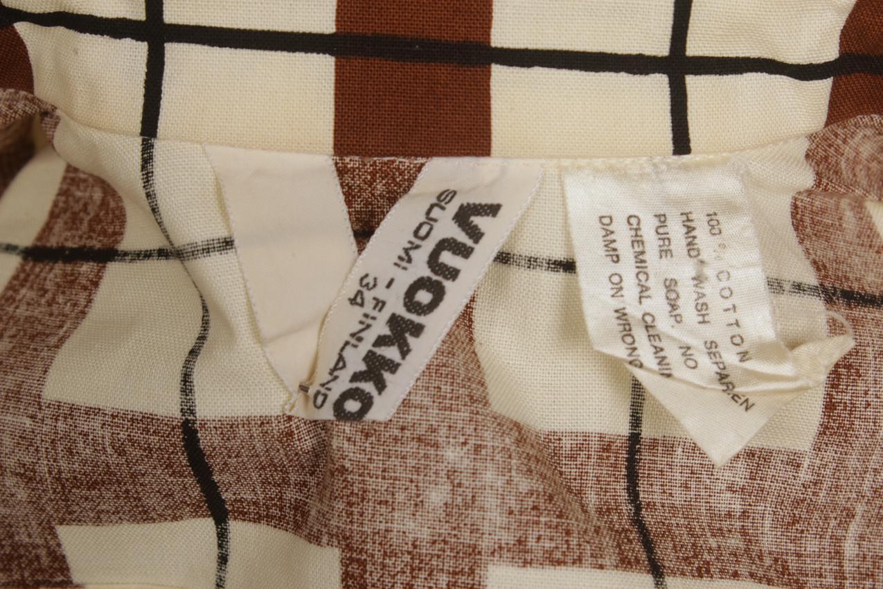 Vintage Vuokko ruudullinen minimekko XS - Image 10