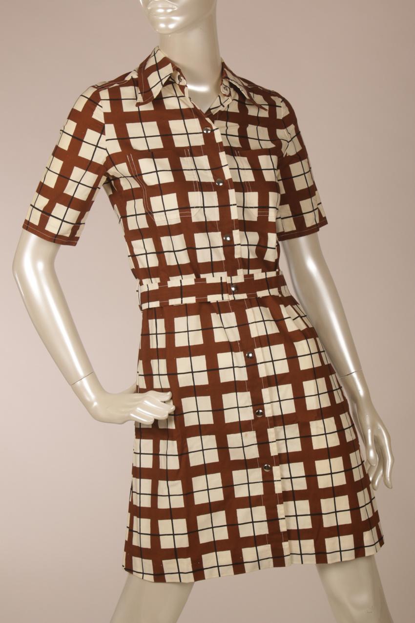 Vintage Vuokko ruudullinen minimekko XS - Image 3